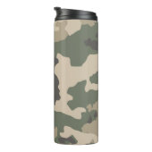Muster der grünen Camouflage Thermosbecher (Nach rechts gedreht)