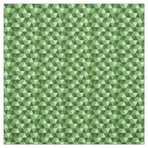 Muster der grünen geometrischen Dreiecke Stoff
