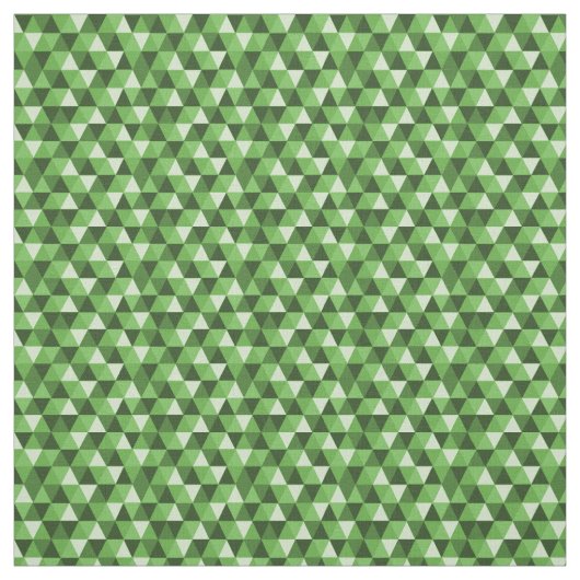 Muster der grünen geometrischen Dreiecke Stoff (Muster)