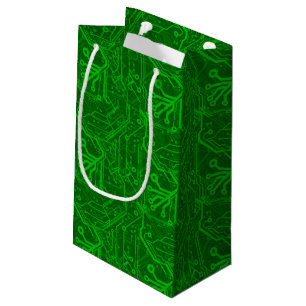 Muster der grünen Leiterplatte Kleine Geschenktüte