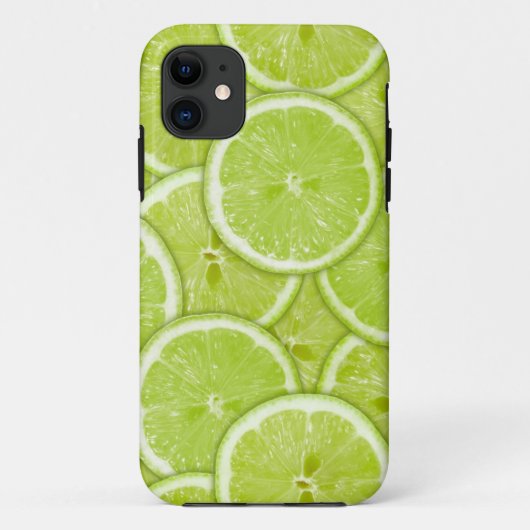 Muster der grünen Limonen Scheiben Case-Mate iPhone Hülle (Rückseite)