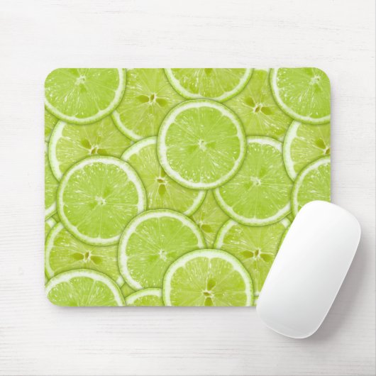 Muster der grünen Limonen Scheiben Mousepad (Mit Mouse)