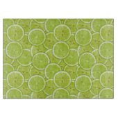Muster der grünen Limonen Scheiben Schneidebrett (Vorderseite)