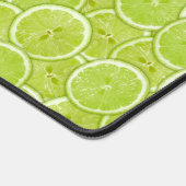 Muster der grünen Limonen Scheiben Schreibtischunterlage (Ecke)