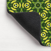 Muster der grünen Magie Mousepad (Ecke)