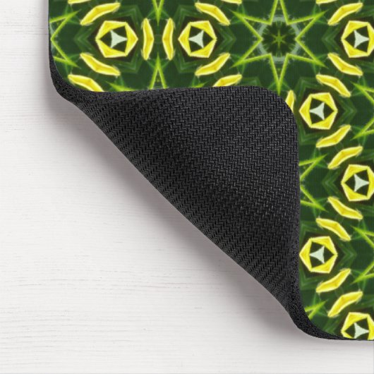 Muster der grünen Magie Mousepad (Ecke)