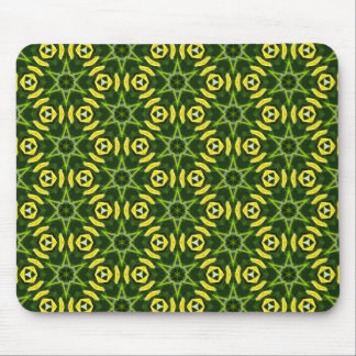 Muster der grünen Magie Mousepad