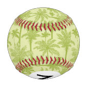 Muster der grünen Palmen Baseball (Rückseite)