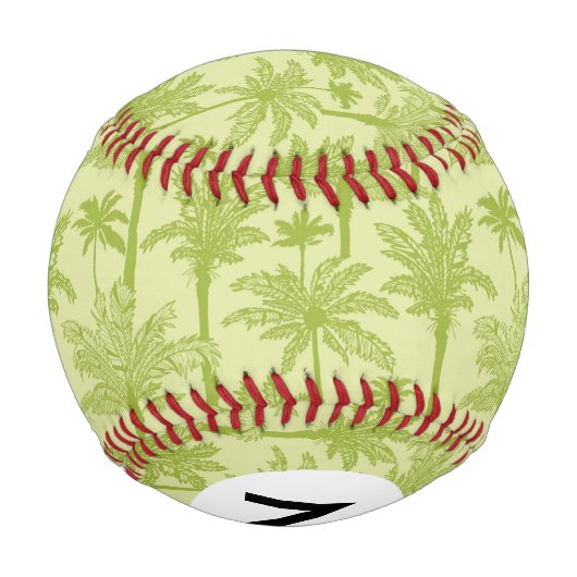 Muster der grünen Palmen Baseball (Rückseite)