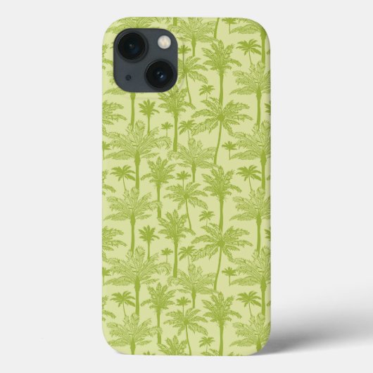Muster der grünen Palmen Case-Mate iPhone Hülle (Rückseite)