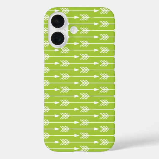 Muster der grünen Pfeile Case-Mate iPhone Hülle (Rückseite)