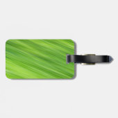 Muster der grünen Streifen Gepäckanhänger (Rückseite horizontal)