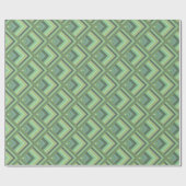 Muster der grünen Streifen Geschenkpapier (Flach)