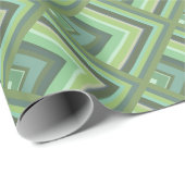 Muster der grünen Streifen Geschenkpapier (Rolleneckpunkt)