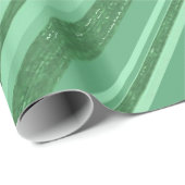 Muster der grünen Streifen Geschenkpapier (Rolleneckpunkt)