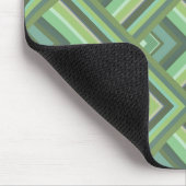 Muster der grünen Streifen Mousepad (Ecke)