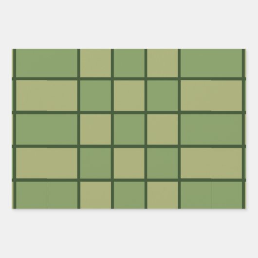 Muster der grünen Tafel Geschenkpapier Set (Vorderseite 2)