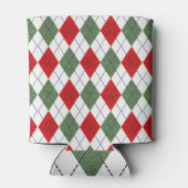 Muster der grünen und roten Raute Dosenkühler (Rückseite)