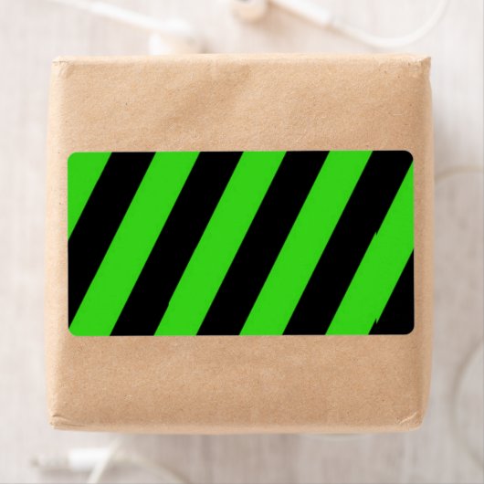 Muster der grünen und schwarzen diagonalen Streife (Insitu)