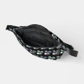 Muster der grünen und schwarzen Rasen, Bauchtasche (Offen)