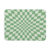 Muster der grünen Verzerrung des Prüfmusters Magnet (Horizontal)