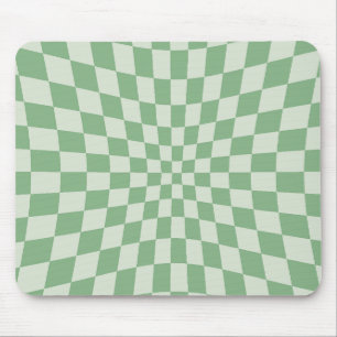 Muster der grünen Verzerrung des Prüfmusters Mousepad