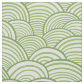 Muster der grünen Welle Stoff (Muster)