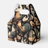 Muster der Hähnchenfarm Geschenkschachtel (Vorderseite)