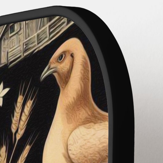 Muster der Hähnchenfarm Pickleball Schläger (Linke Seite)