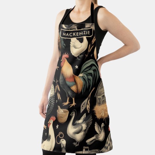 Muster der Hähnchenfarm Schürze (InSitu)