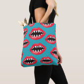 Muster der Hai-Zähne Tasche (Von Nahem)