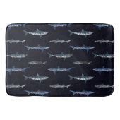 Muster der Haifischinvasion Badematte (Vorderseite)