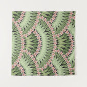 Muster der handbemalten tropischen Blume Wandteppich (Vorderseite (Horizontal))