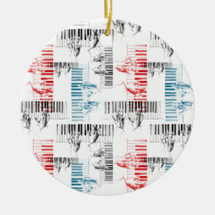 Muster der Hände Keramik Ornament