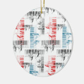 Muster der Hände Keramik Ornament (Links)