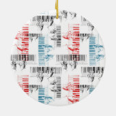 Muster der Hände Keramik Ornament (Hinten)