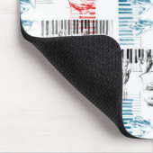 Muster der Hände Mousepad (Ecke)