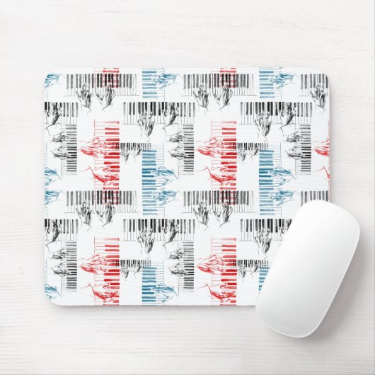Muster der Hände Mousepad (Mit Mouse)