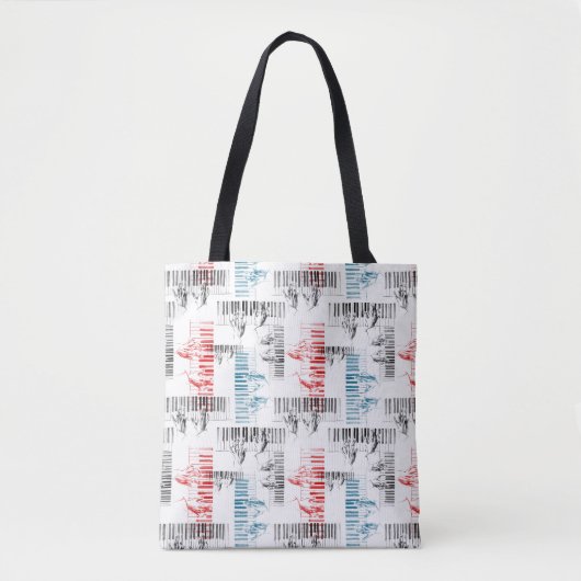 Muster der Hände Tasche (Vorderseite)