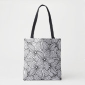 Muster der handgezeichneten Blume Tasche (Vorderseite)