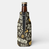 Muster der handgezeichneten Liebe Flaschenkühler (Flasche Rückseite)