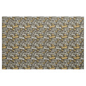 Muster der handgezeichneten Liebe Stoff (Fat Quarter (45,7 x 55,9 cm))