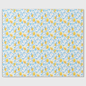 Muster der handgezogenen Wasserfarben Geschenkpapier (Flach)