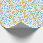 Muster der handgezogenen Wasserfarben Geschenkpapier (Ecke)