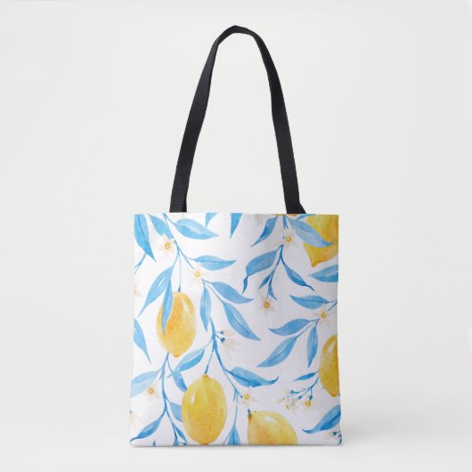 Muster der handgezogenen Wasserfarben Tasche (Vorderseite)