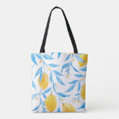 Muster der handgezogenen Wasserfarben Tasche (Rückseite)