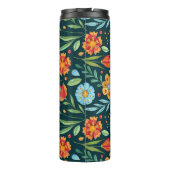 Muster der handIllustrierten Blume Thermosbecher (Rückseite)