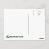 Muster der Haut, Farben der Giraffe Postkarte (Rückseite)