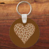 Muster der Haut, Farben der Giraffe Schlüsselanhänger (Vorderseite)