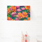 Muster der hawaiianischen tropischen Blume Banner (InSitu)